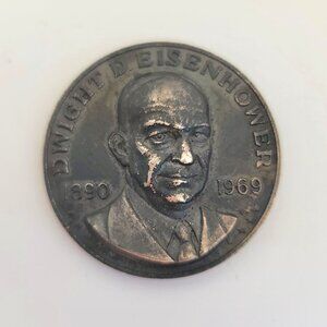 Vintage (1970) Dwight Eisenhower American Mint Associates Sterling Medal